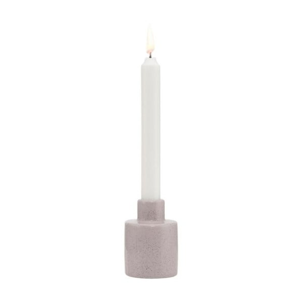 Каменна свещница Orgon Lilac Ash, ⌀ 6,5 cm - A Simple Mess