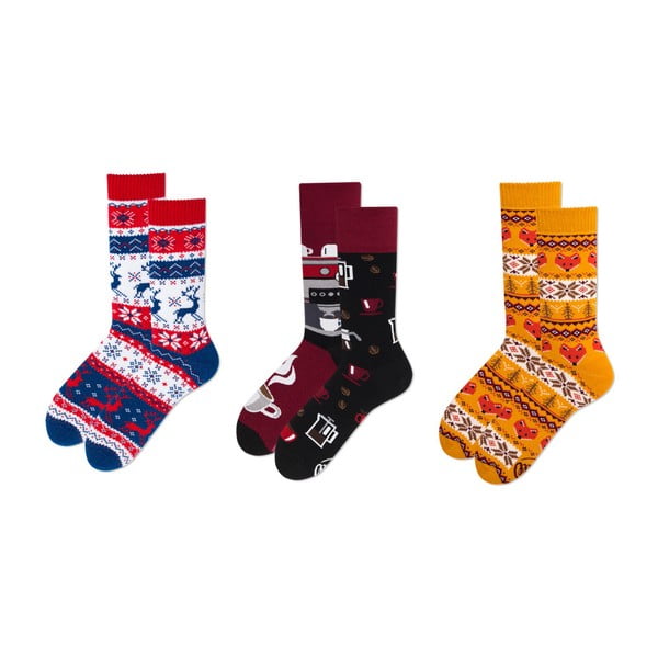 Комплект от 3 чифта чорапи Christmas Contentment, размер 39-42 - Many Mornings