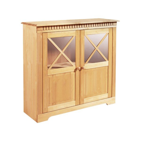 Витрина от масивен бор в естествен цвят 95x35 cm Lisa – Støraa-image-2