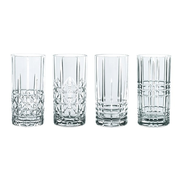 Комплект от 4 кристални чаши с, 445 ml Highland - Nachtmann