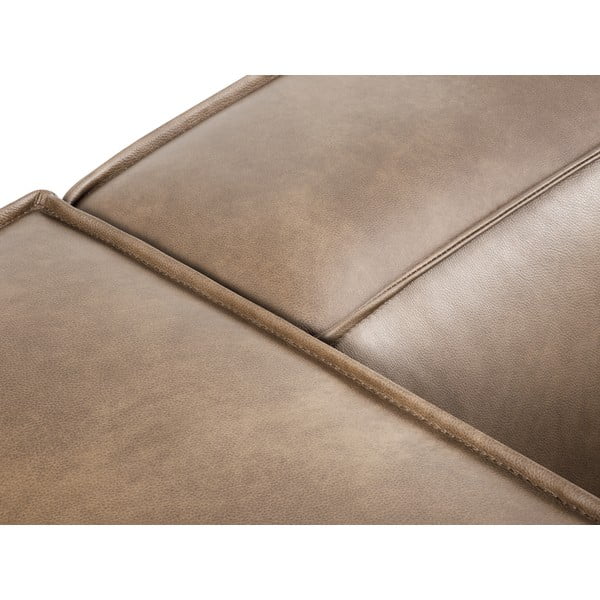 Ъглов диван от светлокафява кожа (променлива) Madame - Windsor & Co Sofas-image-1