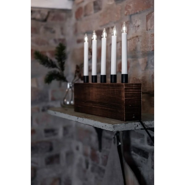 Кафява коледна светлинна украса Albero – Markslöjd-image-4