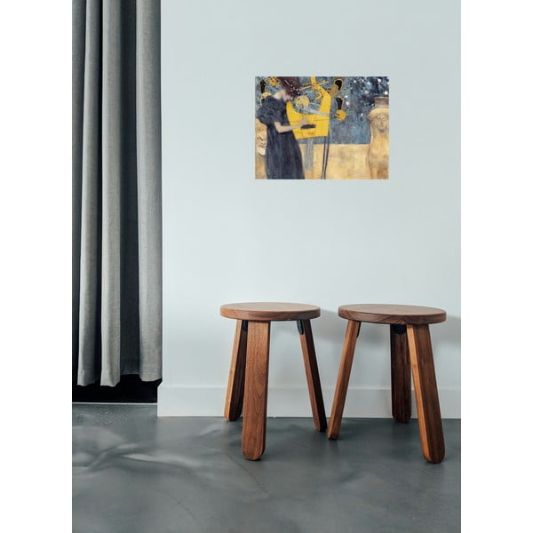 Репродукция на картина на Густав Климт - , 70 x 55 cm Music - Fedkolor-image-1
