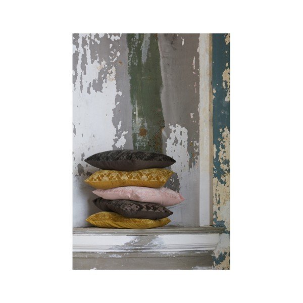 Кафява памучна възглавница , 50 x 50 cm - BePureHome-image-2