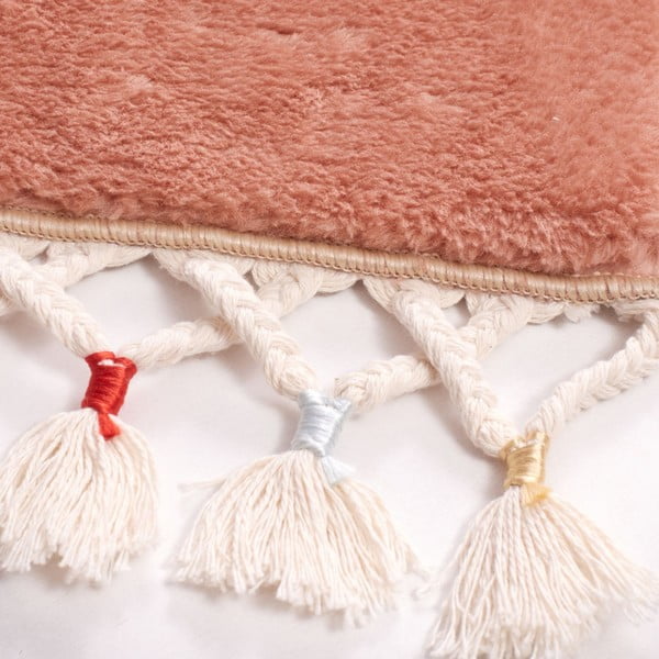 Кафяв килим за баня 100x120 cm Tuft – Foutastic-image-3