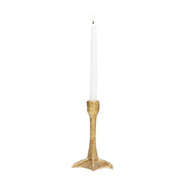 Свещник в златист цвят Нокът, височина 18 cm - Kare Design