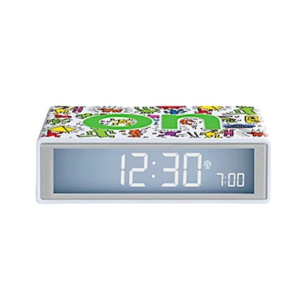 Дигитална настолна аларма Flip+ Lexon x Keith Haring - Happy – Lexon