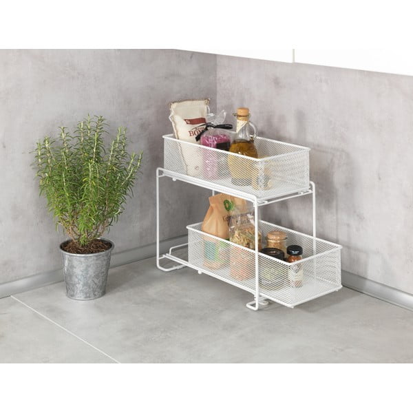 Бял кухненски органайзер Gioma - Wenko-image-2