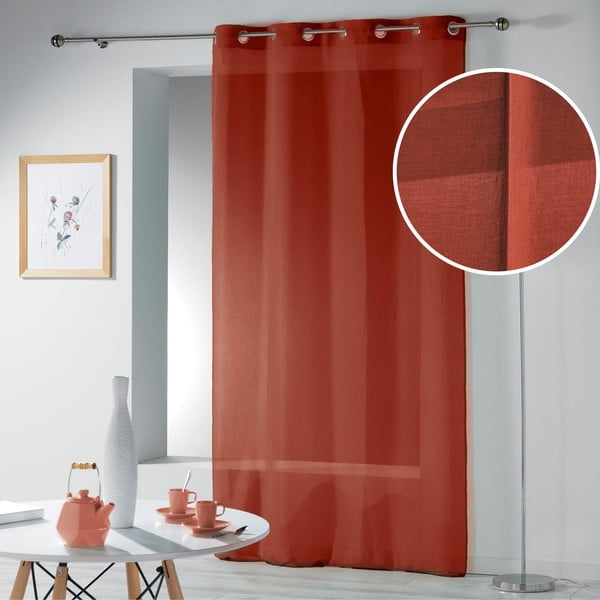 Завеса в цвят теракота 140x240 cm Telma – douceur d'intérieur-image-4