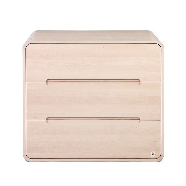 Дървен скрин с 3 чекмеджета и подвижна маса за преповиване Owl - YappyKids-image-1