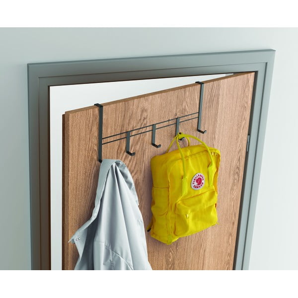 Черна метална закачалка за врата 38 cm Lava - Metaltex-image-1