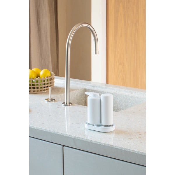 Бяла пластмасова стойка за препарати SinkStyle – Brabantia-image-1