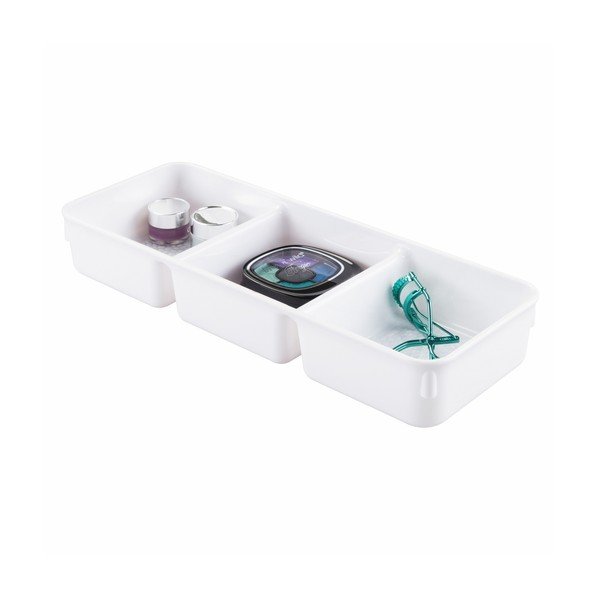 Bílý organizér InterDesign Rain, délka 34 cm-image-1