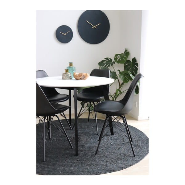 Тъмно сив кръгъл килим, ø 150 cm Bombay - House Nordic-image-1