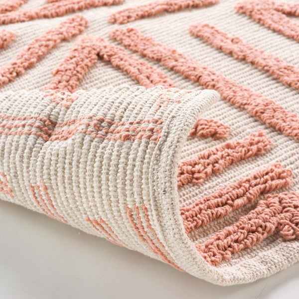 Розово-кремав килим подходящ за пране 60x90 cm Athena – douceur d'intérieur-image-3