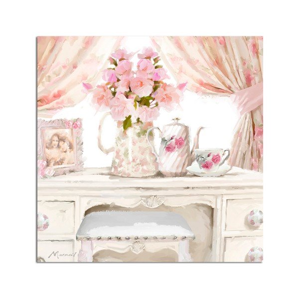 Картина на платно Watershabby Pink, 32 x 32 cm - Styler-image-1