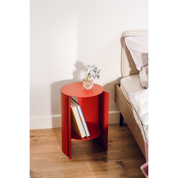 Стоманена кръгла странична масичка ø 32 cm Wa – noo.ma-image-1