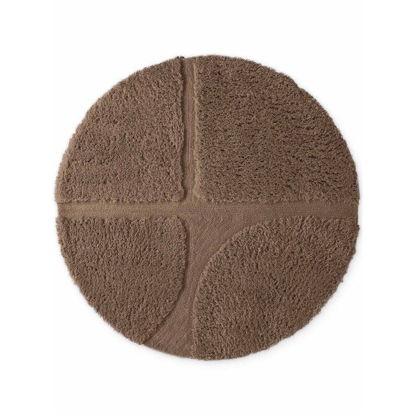 Кафяв ръчно изработен кръгъл килим ø 200 cm Lambeth Jasper – Ted Baker