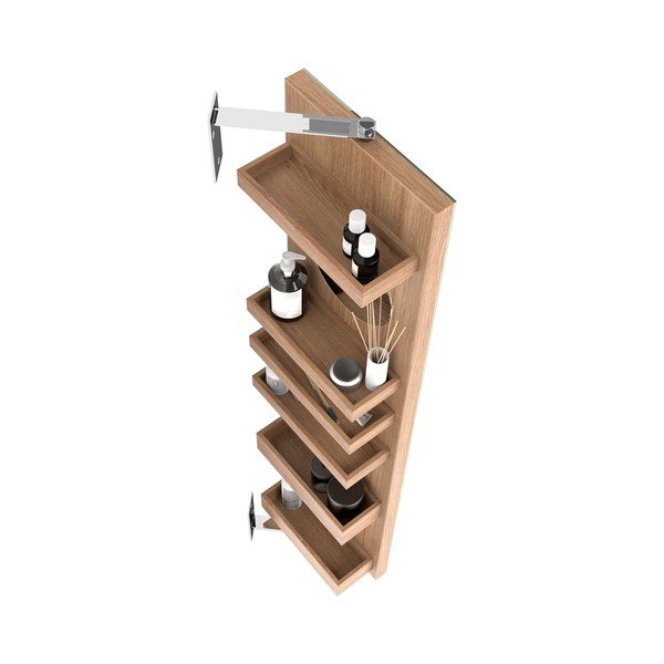 Въртящо се огледало с място за съхранение, височина 114 cm Cosmos - Wireworks-image-3