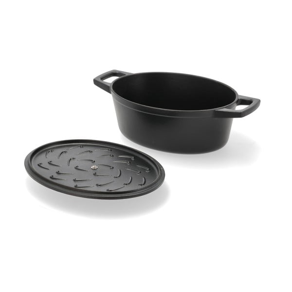 Чугунена тенджера с капак за индукция 3,8 л - Holm-image-3