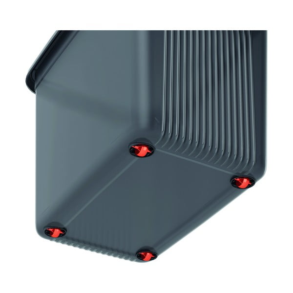 Сива пластмасова кутия за съхранение с капак 59x39x45 cm K Latch Box – KIS-image-3