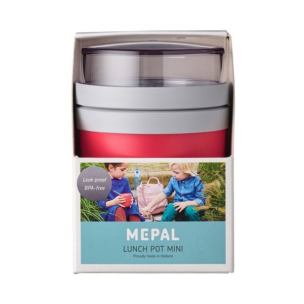 Червена кутия за закуски Mini Ellipse - Mepal-image-2