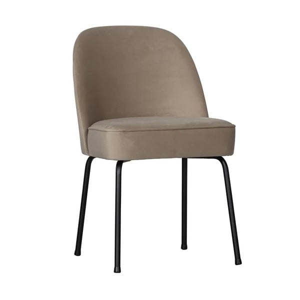 Бежови кадифени трапезни столове в комплект 2 бр. Vogue – WOOOD