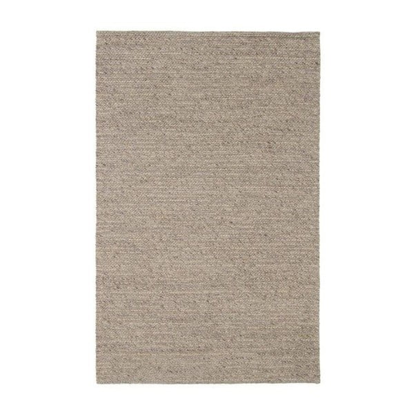 Vlněný koberec Tikos White/Brown, 140x200 cm
