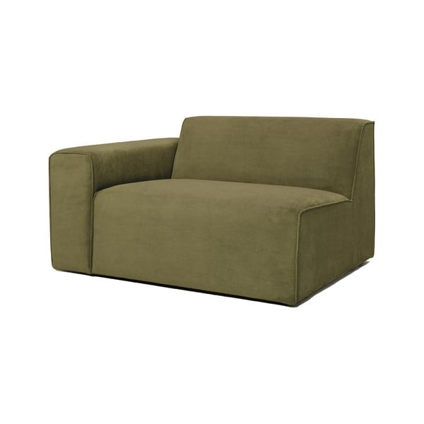 Модул за диван от зелен велур (ляв ъгъл) Sting - Scandic-image-2