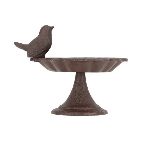 Мини чугунена хранилка за птици с птица на ниска поставка Birdy - Esschert Design-image-2