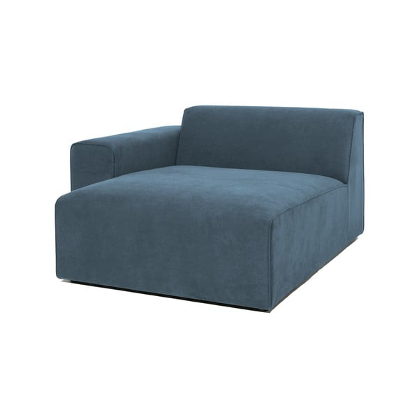 Син модулен диван от рипсено кадифе (ляв ъгъл) Sting – Scandic-image-1