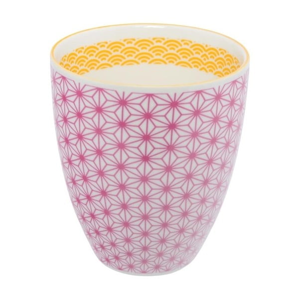 Fialovožlutý porcelánový hrnek na čaj Tokyo Design Studio Star