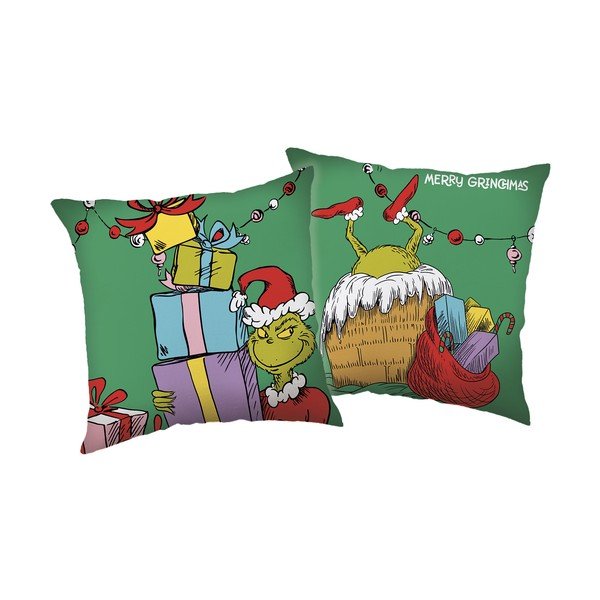 Детска възглавница 40x40 cm Grinch – Jerry Fabrics