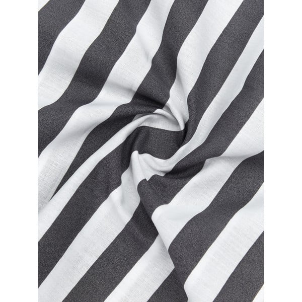 Сиво и бяло спално бельо за единично легло от памучен перкал , 135 x 200 cm Yuliya - Westwing Collection-image-3