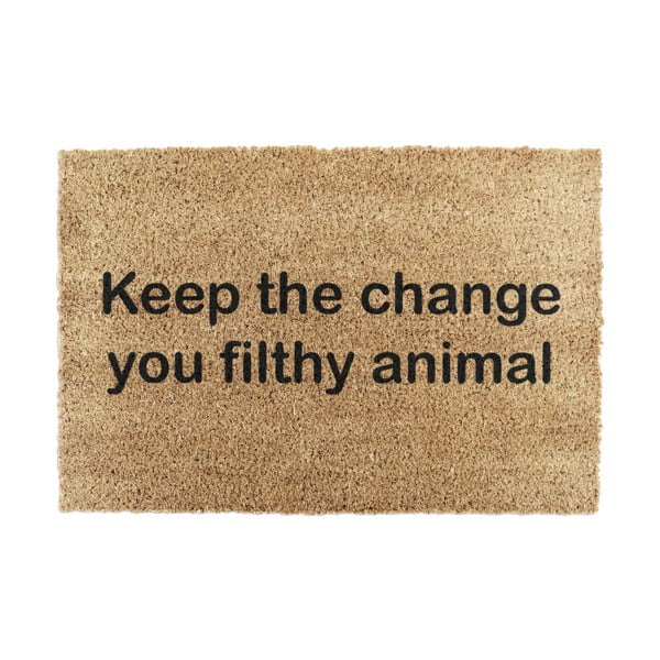 Изтривалка от кокосови влакна 40x60 cm Keep the Change – Artsy Doormats