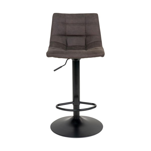 Тъмносиви тапицирани бар столове в комплект с регулируема височина 2 бр. (височина на седалката 63 cm) Middelfart – House Nordic-image-2