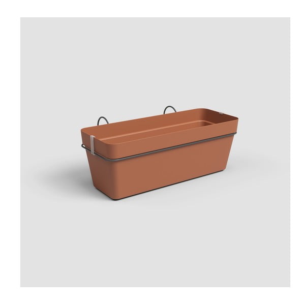 Висяща самонапоителна саксия от рециклирана пластмаса 50 cm Capri – Artevasi-image-1