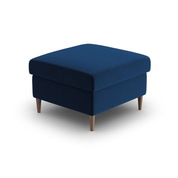 Синя кадифена табуретка Kyoto – Cosmopolitan Design-image-2