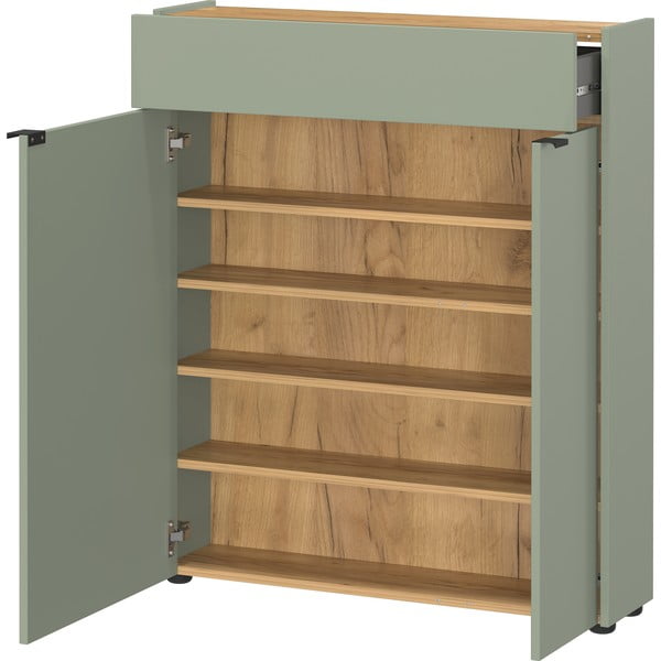 Светлозелено шкафче 82x102x22 cm Ameca – Germania-image-3