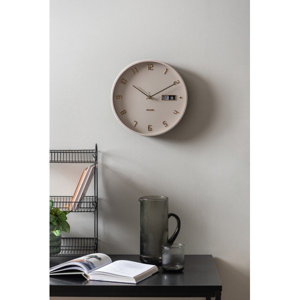 Стенен часовник ø 30 cm Data Flip - Karlsson-image-3