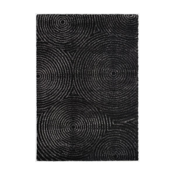 Černý koberec Calista Rugs Lucerne, 120 x 170 cm