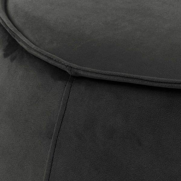 Кафяво-сив кадифен пуф , ⌀ 60 cm Mie - Actona-image-1