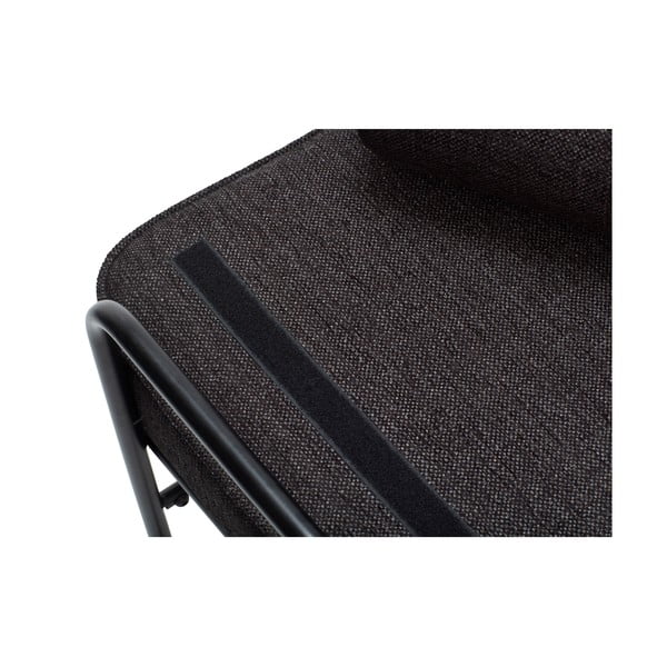 Кафяв стол за отдих с възглавница Pipe - Hübsch-image-3