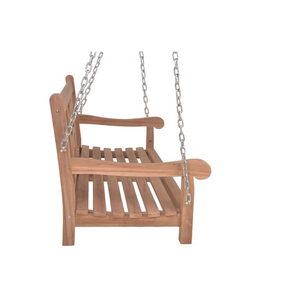 Градинска люлка от масивно дърво в естествен цвят Latoa – Garden Pleasure-image-2