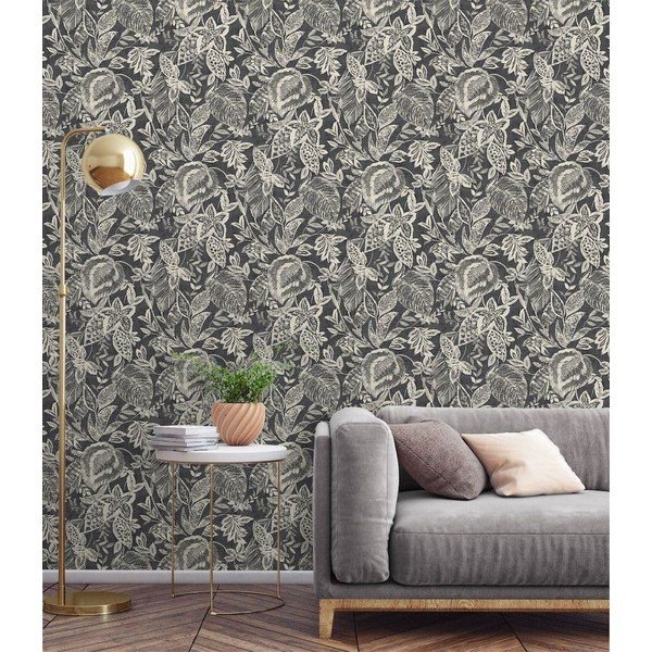 Вълнен тапет 10 m x 53 cm Leaf – Vavex-image-1