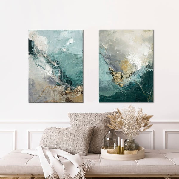 Картина с ръчно рисувани елементи 60x80 cm Uphill – Malerifabrikken-image-1