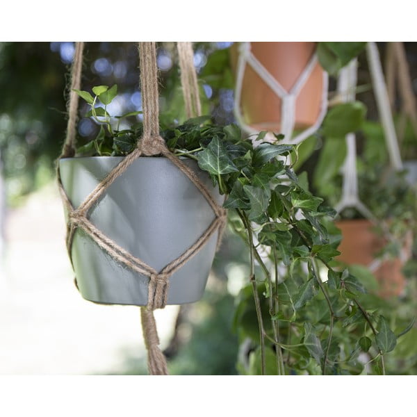 Текстилна закачалка за саксия ø 13 cm (височина 100 cm) Macramé – Artevasi-image-1