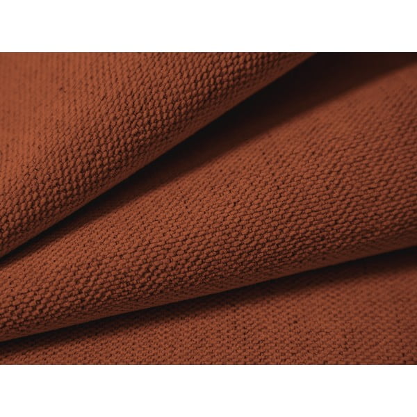 Двойно легло 160x200 cm тапицирано с място за съхранение с включена подматрачна рамка в тухлен цвят Campi – Cosmopolitan Design-image-3