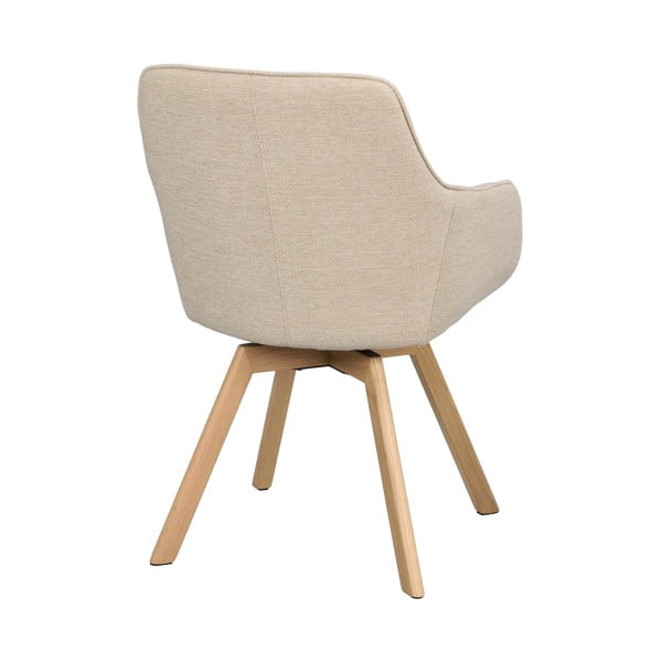 Бежови тапицирани трапезни столове в комплект 2 бр. Alison – Rowico-image-3