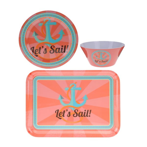 Комплект за къмпинг от 3 части Let's Sail - Postershop